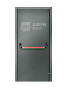 Однопольная противопожарная дверь глухая ДПМ-01 3-го типа дымогазонепроницаемая